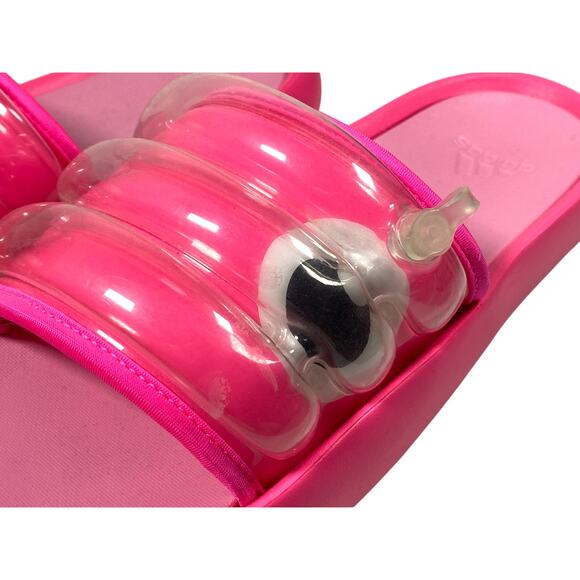 Adidas Adilette Zplaash Lucid Pink Slide Sandals Men 9 Women 10 Pool Cruise NWT - Picture 4 of 12